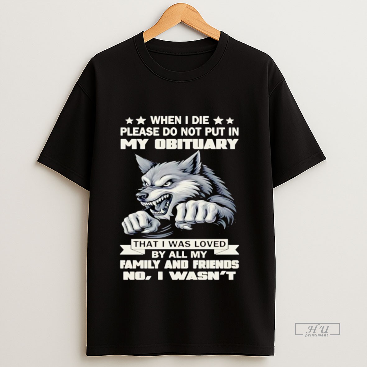 Officials Wolf When I Die Please Do Not Put In My Obituary Christmas Sweatshirt Tee