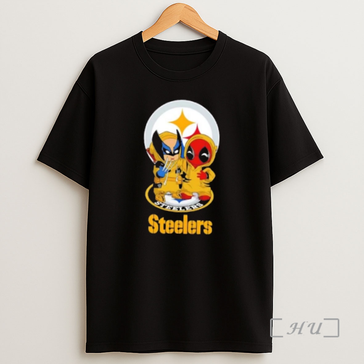 Officials Wolverine And Deadpool X Pittsburgh Steelers Football Premium Shirt Sweatshirt Tee