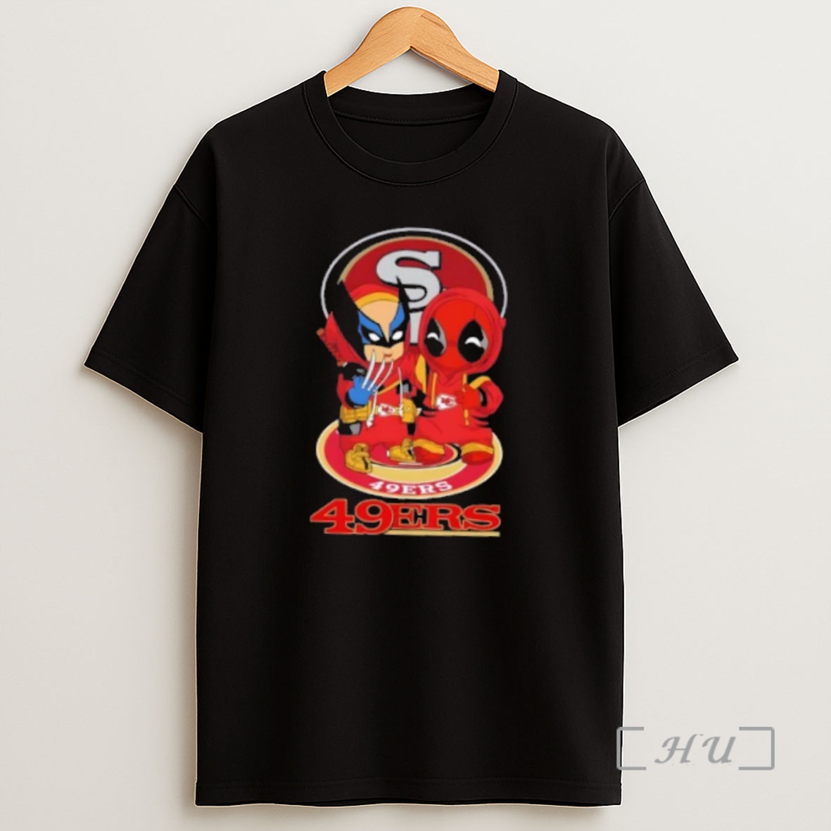 Officials Wolverine And Deadpool X San Francisco 49ers Football Premium Shirt Sweatshirt Tee