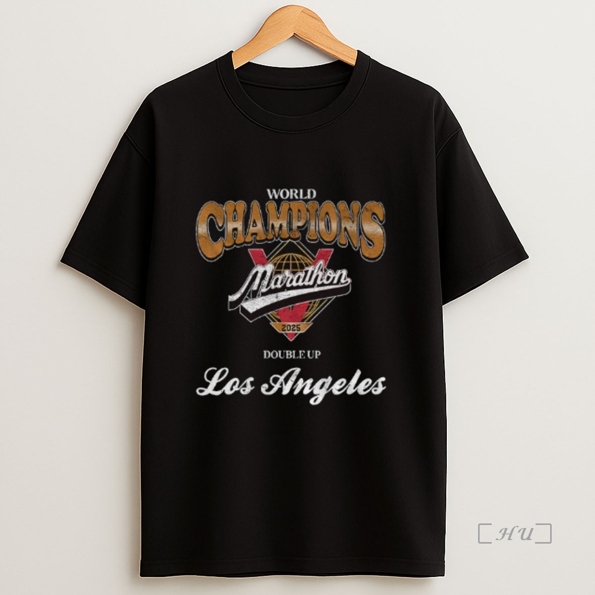 Officials World Champions Marathon Los Angeles Double Up 2025 Logo Premium Shirt Sweatshirt Tee