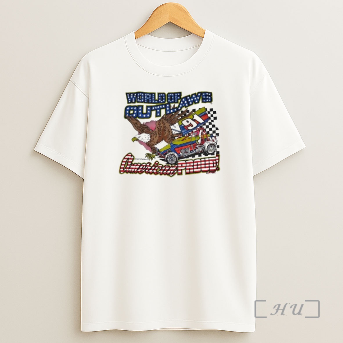 Officials World Of Outlaws American Proud Eagle Car Premium Shirt Sweatshirt Tee