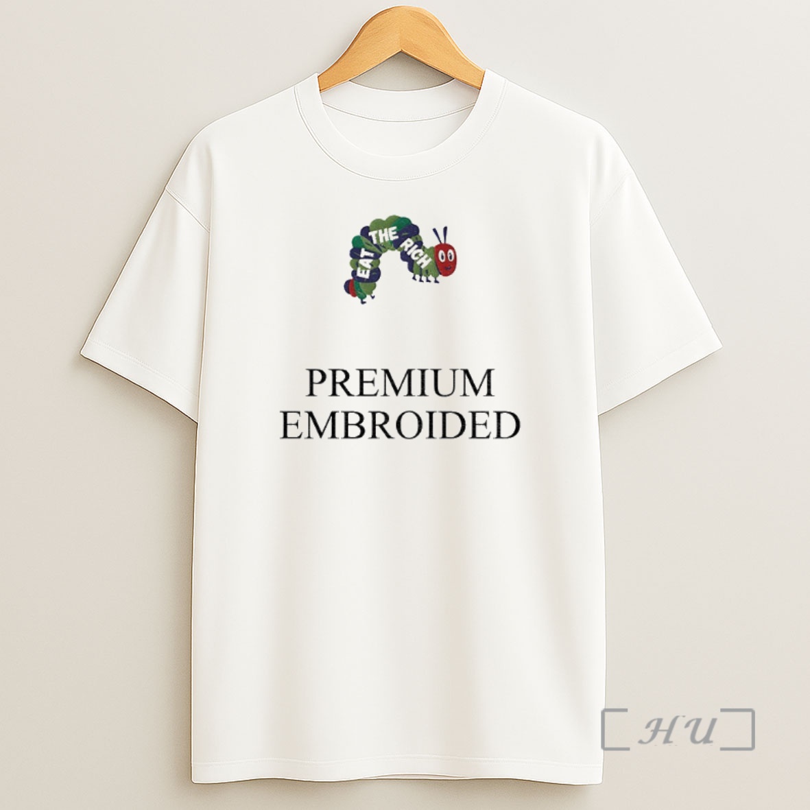 Officials Worm Eat The Rich Premium Embroidered Anti Capitalist Premium Shirt Sweatshirt Tee