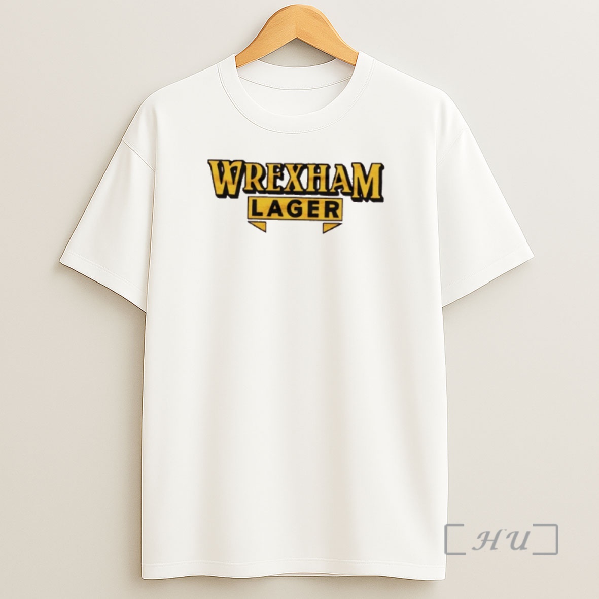 Officials Wrexham Lager Wrexham Afc Parody Logo Premium Shirt Sweatshirt Tee