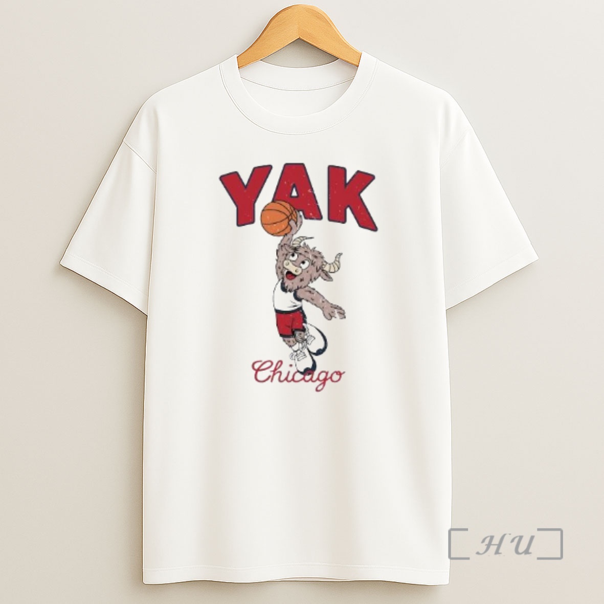 Officials Yak Chicago Basketball Circle White Premium Shirt Sweatshirt Tee