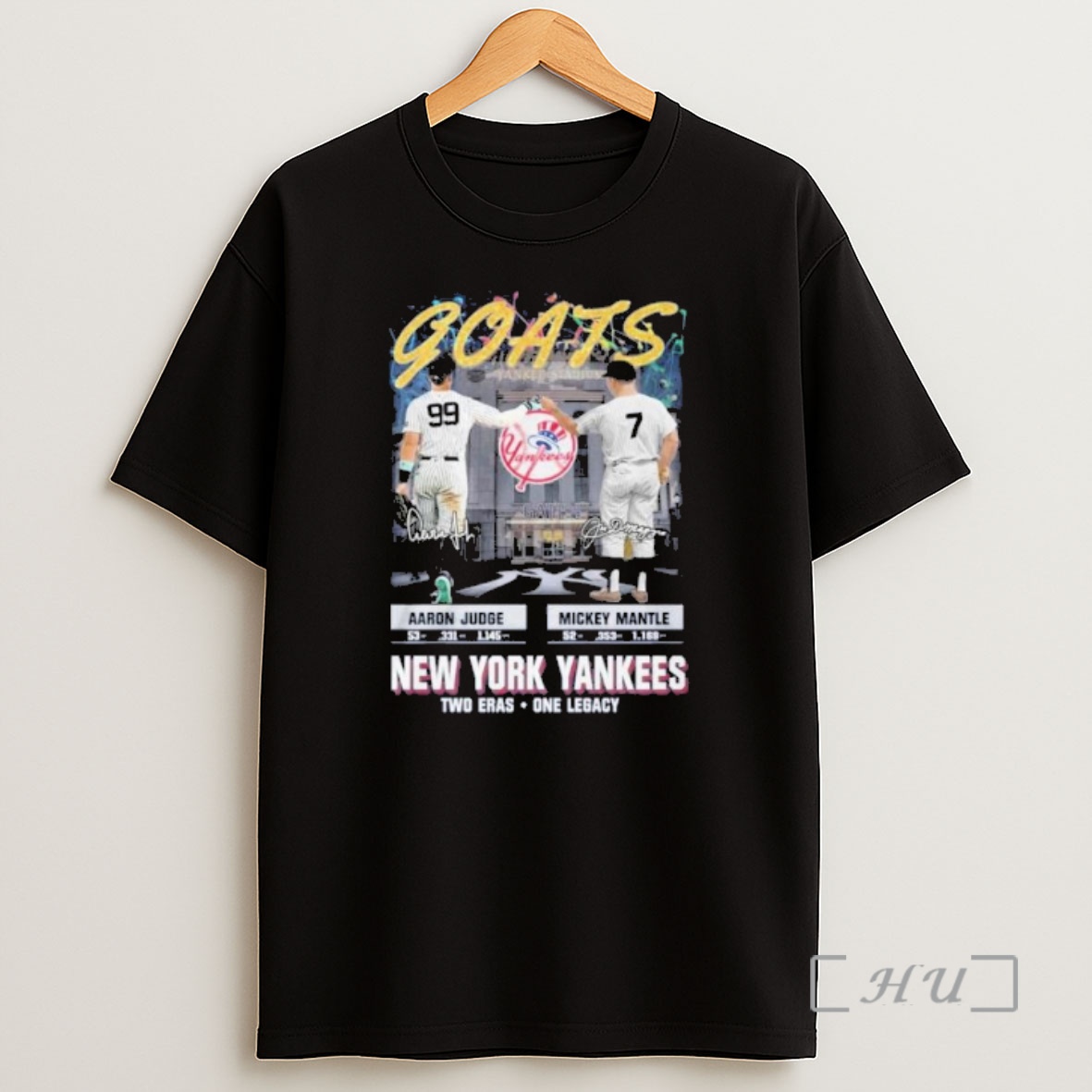 Officials Yankees Aaron Judge And Mickey Mantle Two Eras One Legacy Premium Shirt Sweatshirt Tee