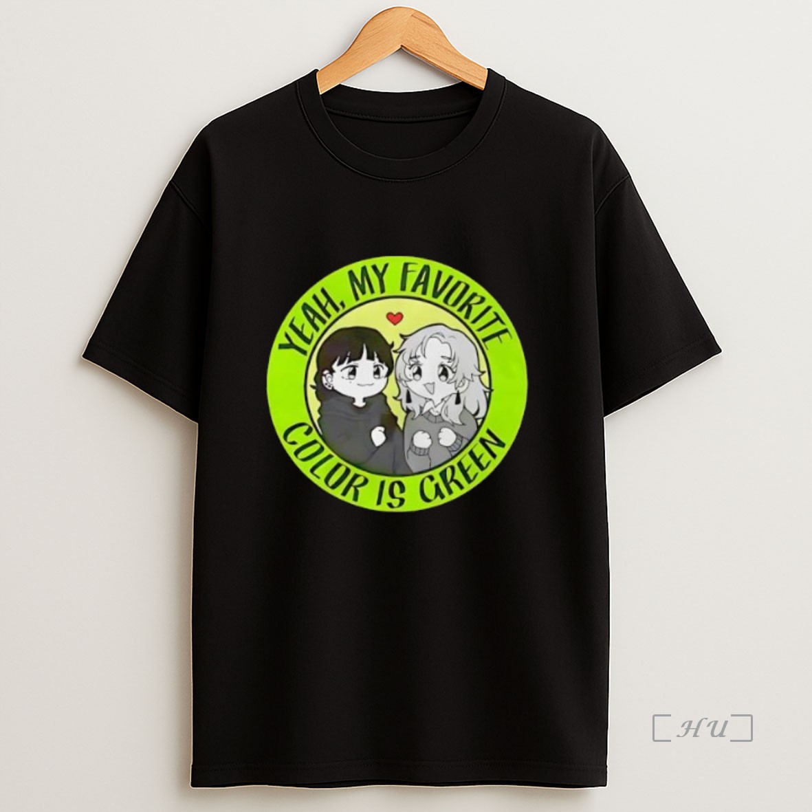 Officials Yeah My Favorite Color Is Green Cartoon Logo Premium Shirt Sweatshirt Tee
