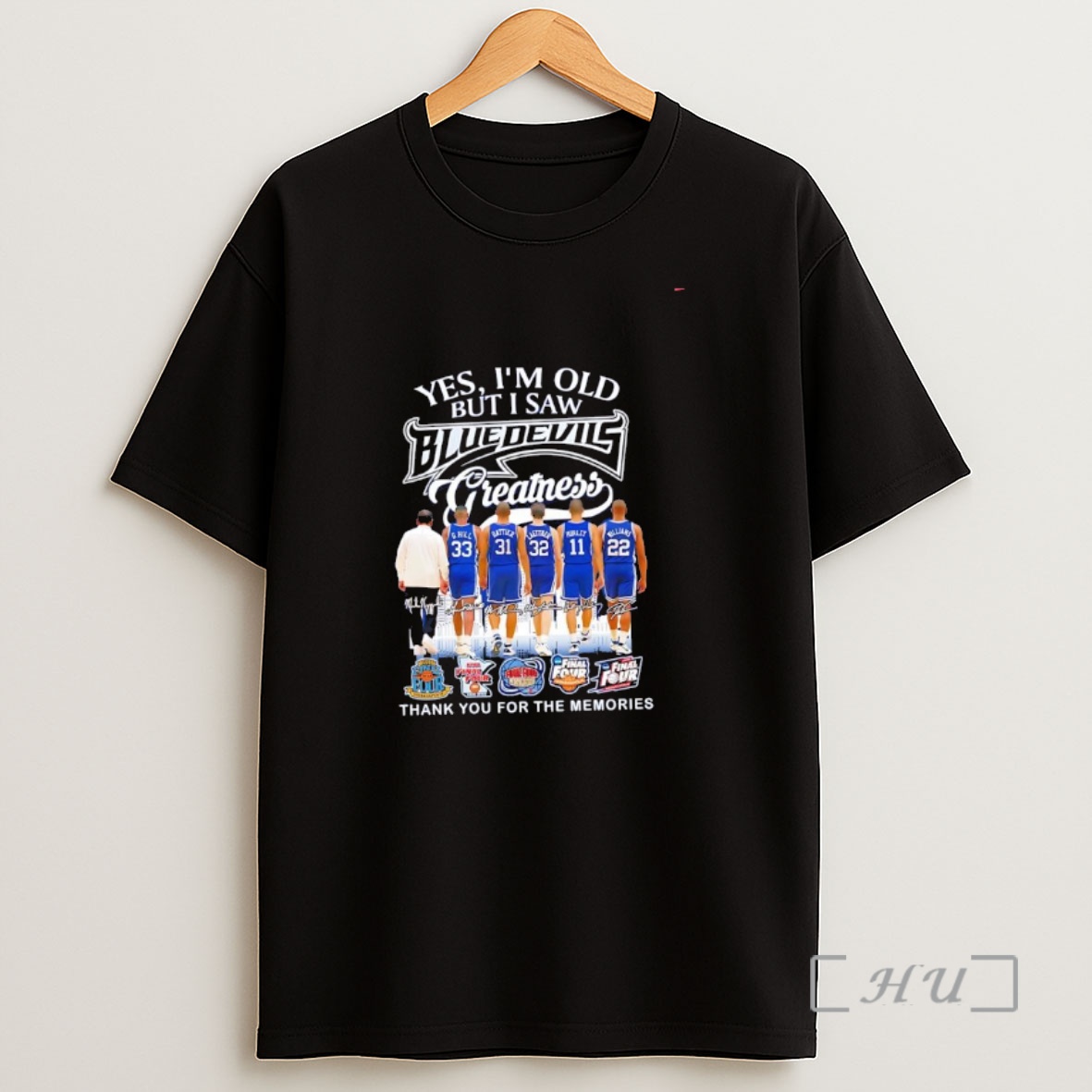 Officials Yes Im Old But I Saw Duke Blue Devils Greatness Jerseys Signatures Final Four Premium Shirt Sweatshirt Tee