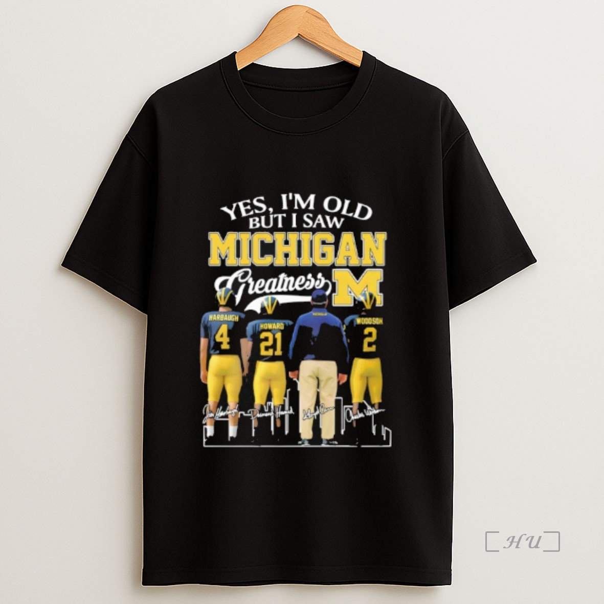 Officials Yes Im Old But I Saw Michigan Wolverines Greatness 2025 Signature Premium Shirt Sweatshirt Tee