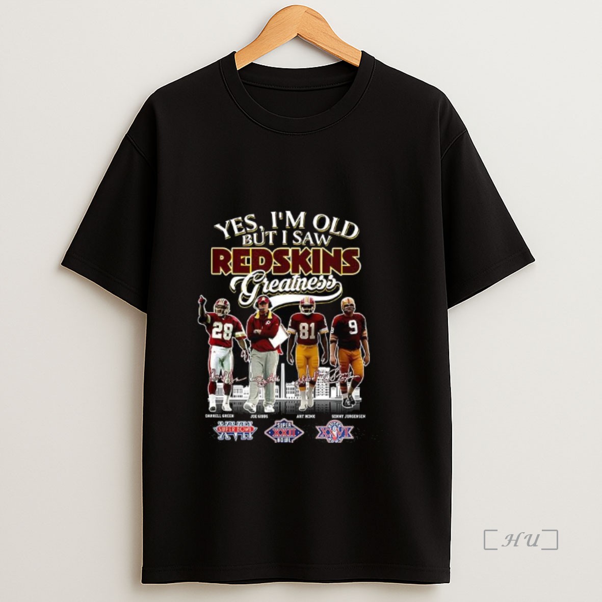 Officials Yes Im Old But I Saw Redskins Legend Greatness Signature Premium Shirt Sweatshirt Tee