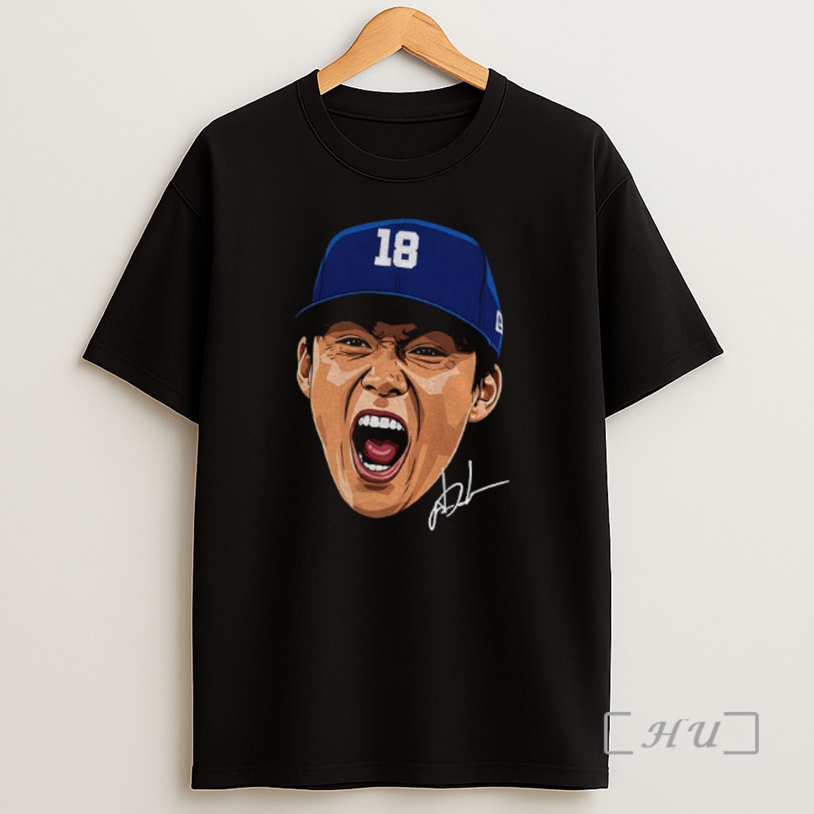 Officials Yoshinobu Yamamoto Screaming Big Face Los Angeles Dodgers Mvp Baseball World Series 2025 Signature Premium Shirt Sweatshirt Tee