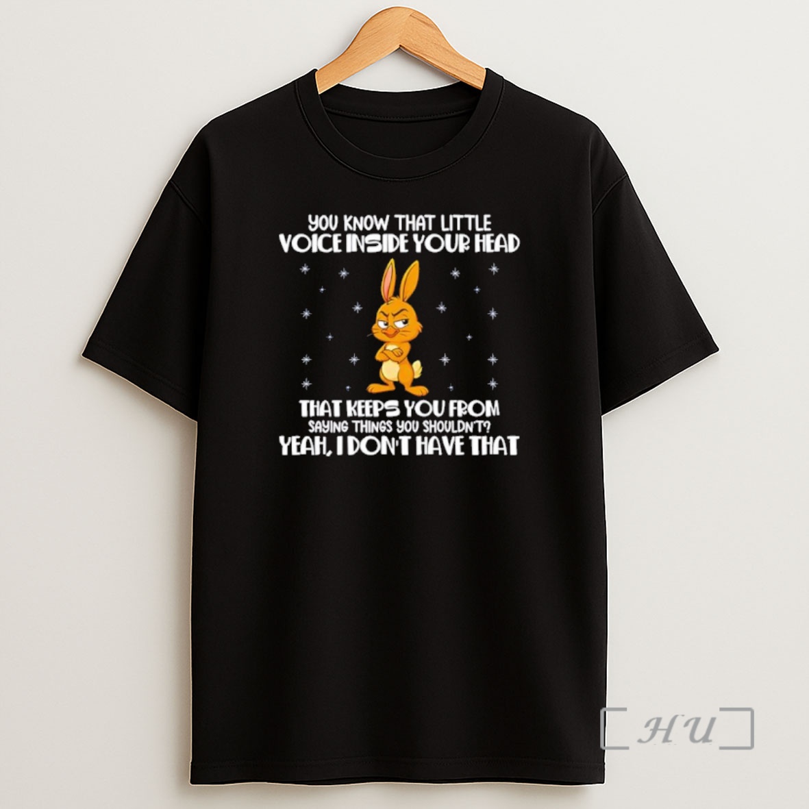 Officials You Know That Little Voice Inside Your Head That Keeps You From Bunny Premium Shirt Sweatshirt Tee