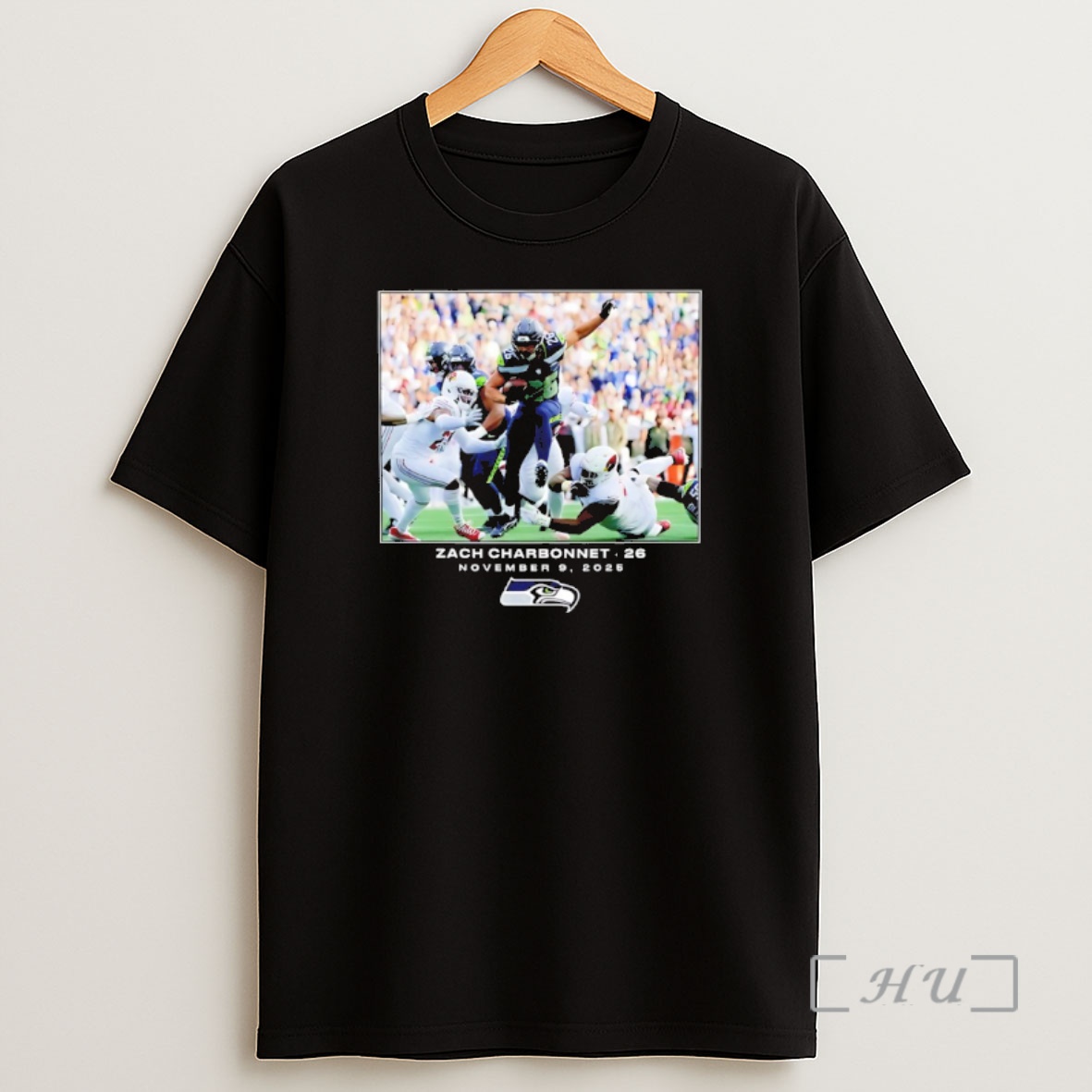 Officials Zach Charbonnet Seattle Seahawks Nfl Flash Features Week 10 2025 Premium Shirt Sweatshirt Tee