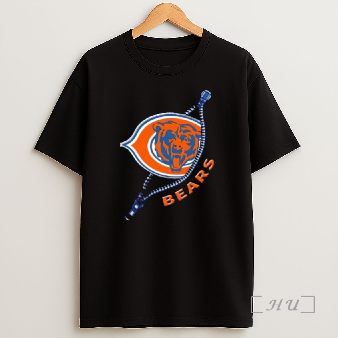 Officials Zipper X Chicago Bears Football Logo Premium Shirt Sweatshirt Tee