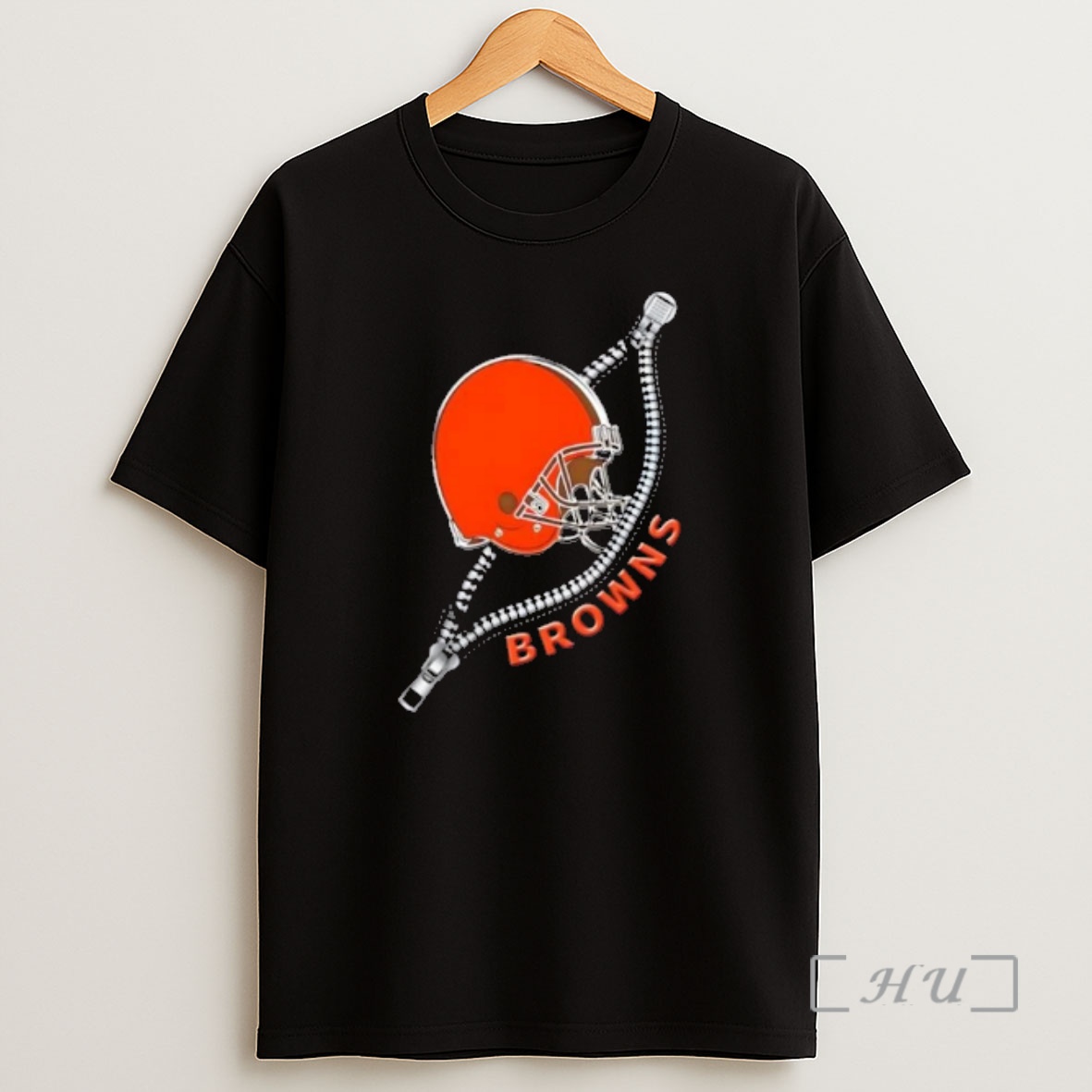 Officials Zipper X Cleveland Browns Football Logo Premium Shirt Sweatshirt Tee