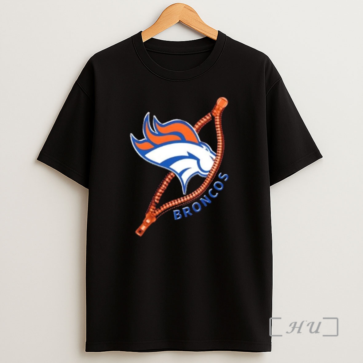 Officials Zipper X Denver Broncos Football Logo Premium Shirt Sweatshirt Tee