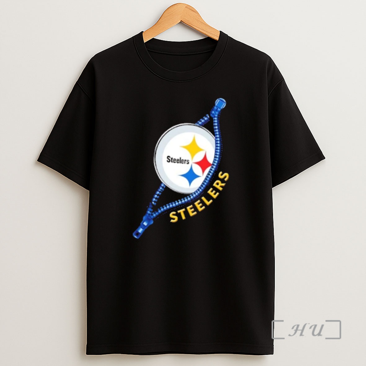 Officials Zipper X Pittsburgh Steelers Football Logo Premium Shirt Sweatshirt Tee