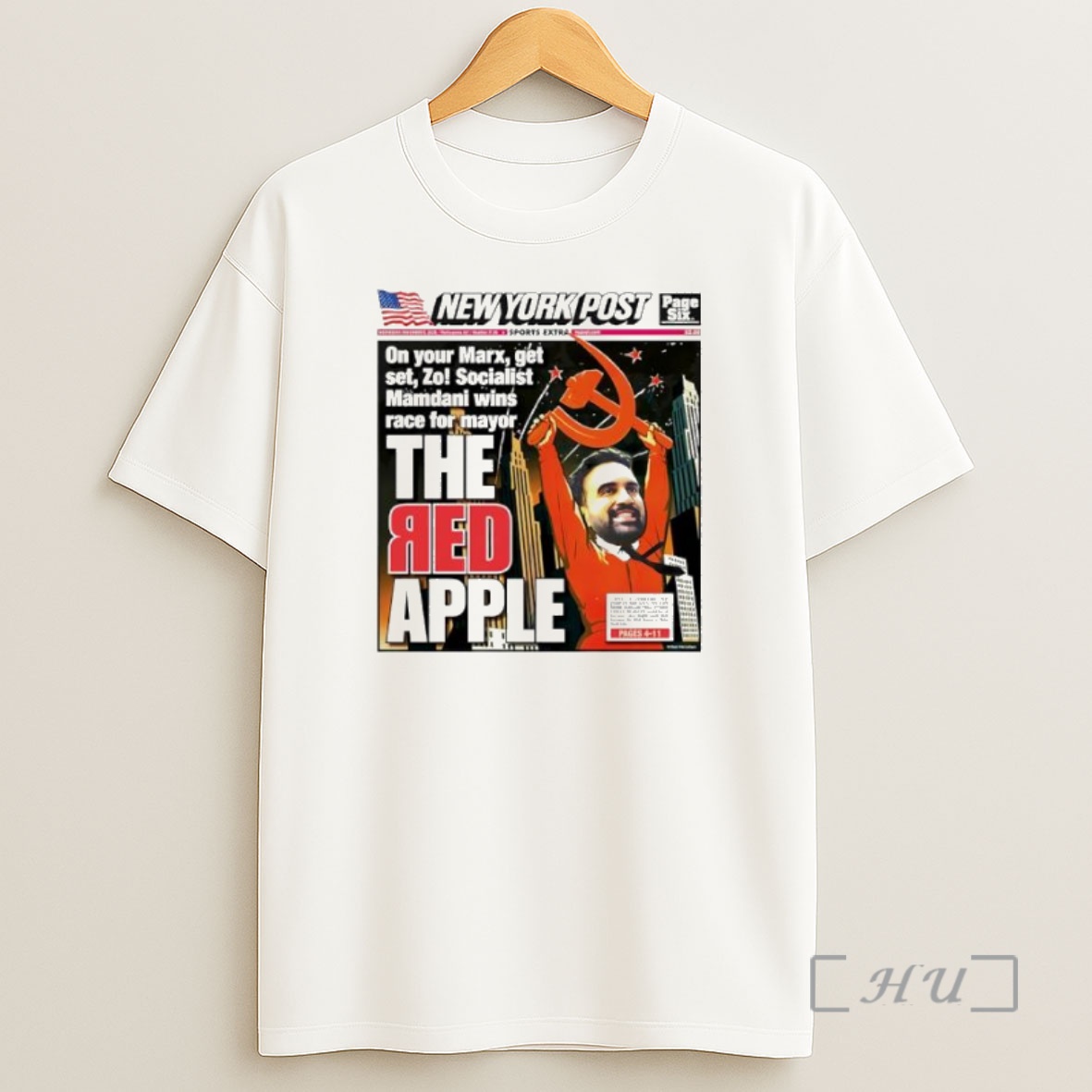 Officials Zohran Mamdani The Red Apple New York Post Premium Shirt Sweatshirt Tee