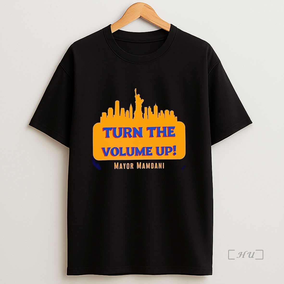 Officials Zohran Mamdani Turn The Volume Up Ny Skyline Premium Shirt Sweatshirt Tee