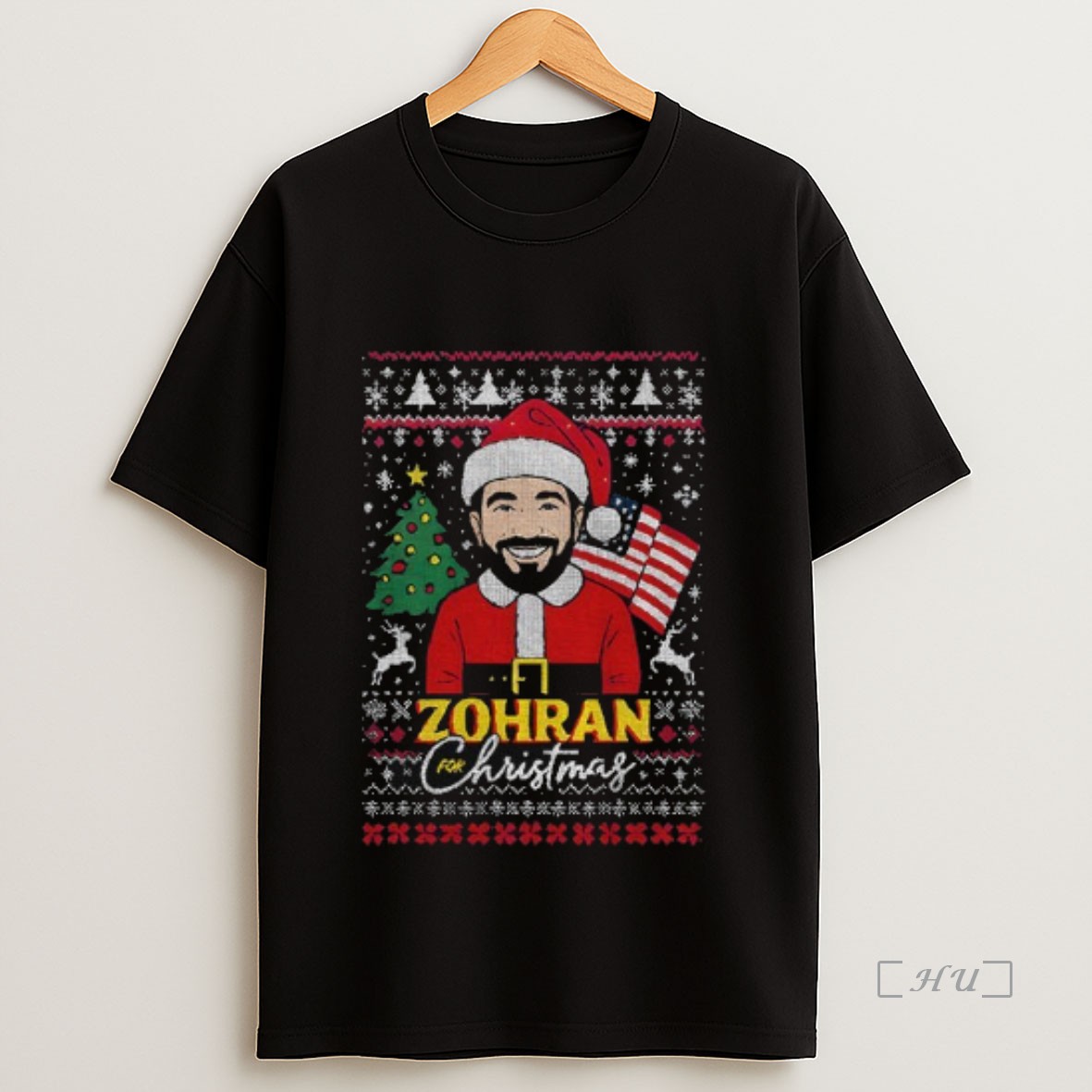 Officials Zohran For Christmas Ugly Funny Mamdani Santa Premium Shirt Sweatshirt Tee