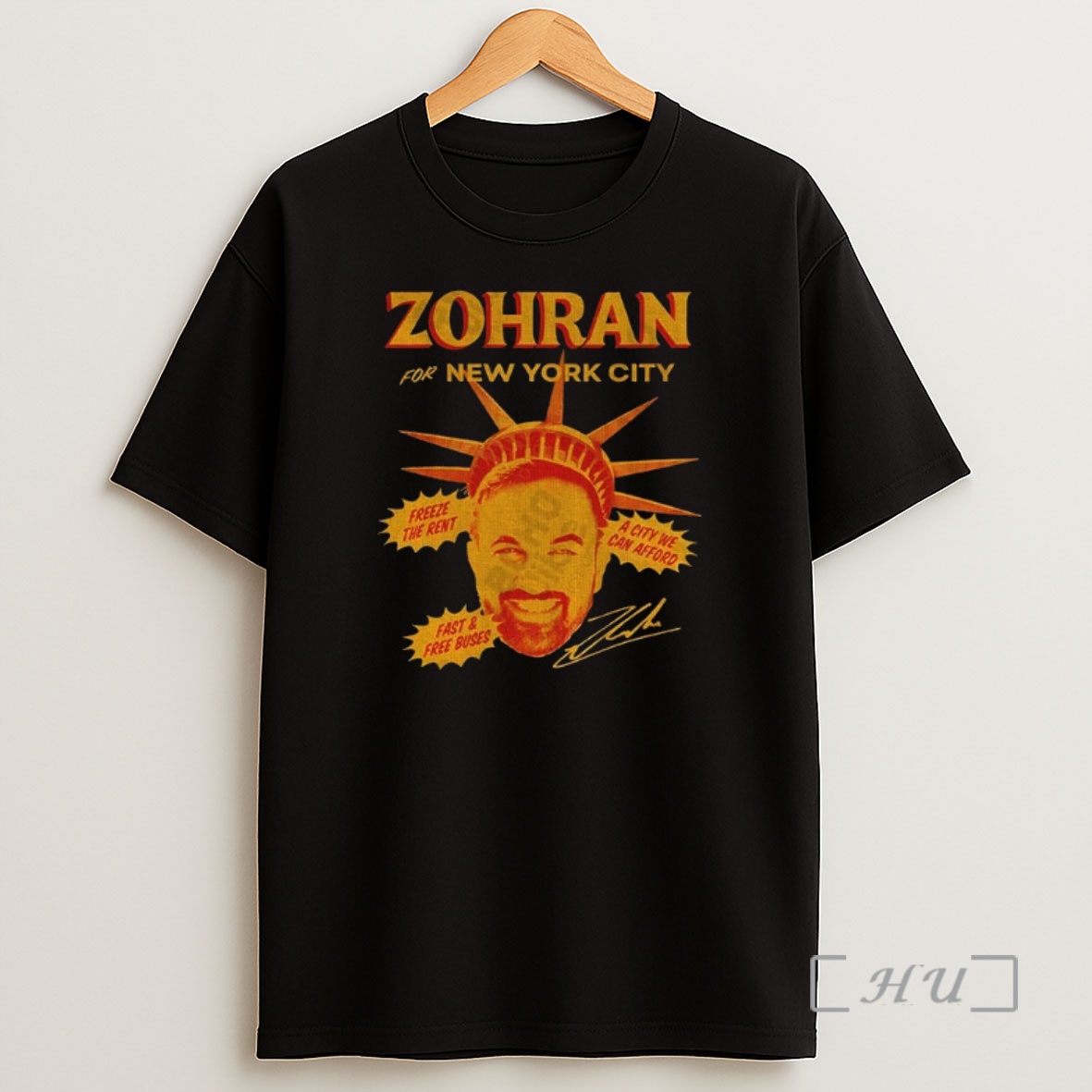 Officials Zohran For New York City Signature Freeze The Rent A City We Can Afford Premium Shirt Sweatshirt Tee