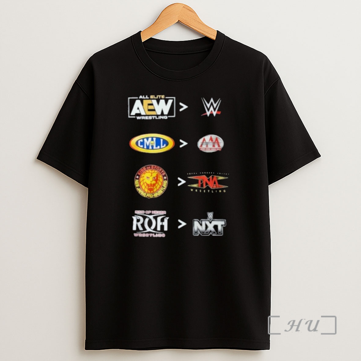 Officials Aew Wwe Cmll Aaa Njpw Tna Roh Nxt Premium Shirt Sweatshirt Tee