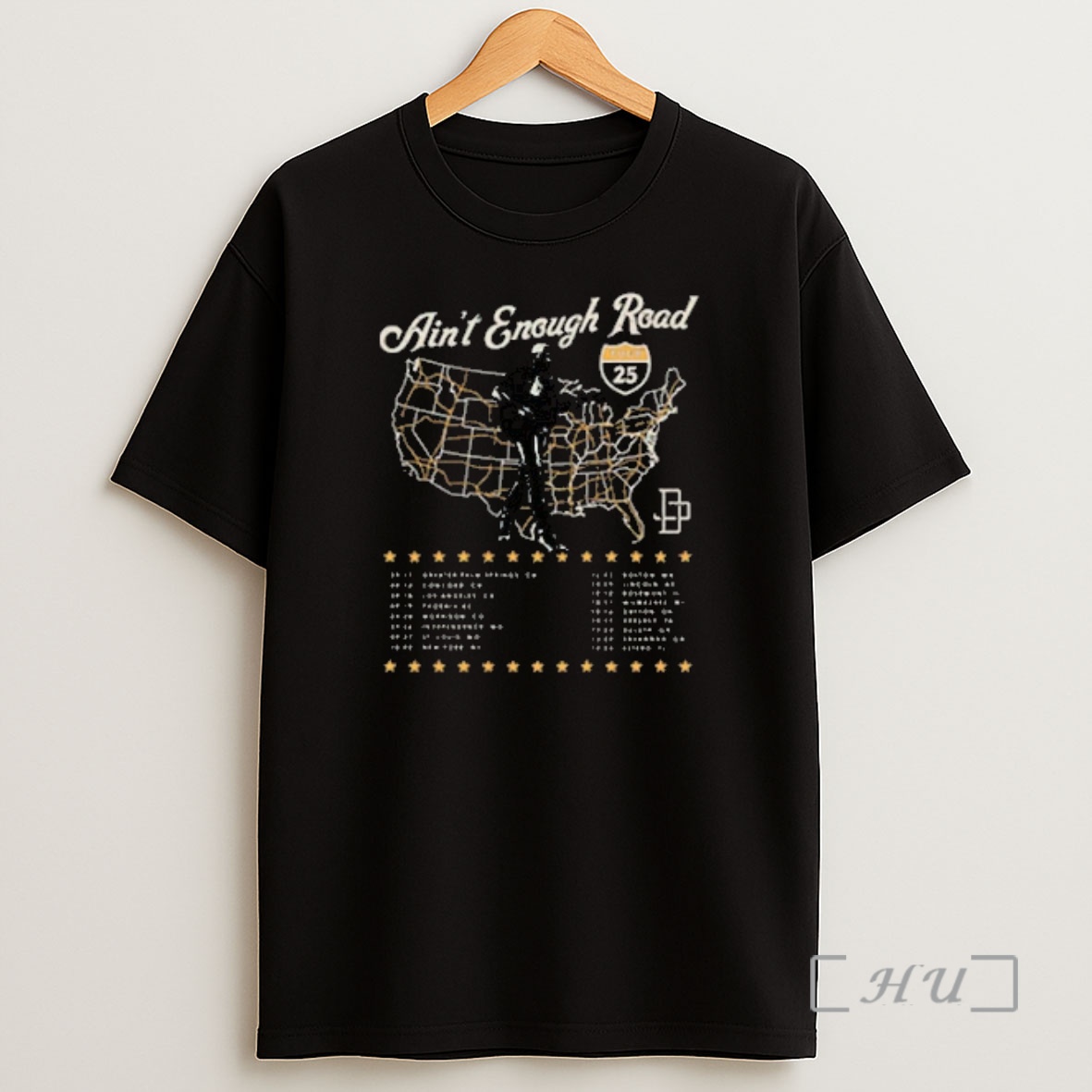Officials Jordan Davis Aint Enough Road Us Tour Map Tee Premium Shirt Sweatshirt Tee