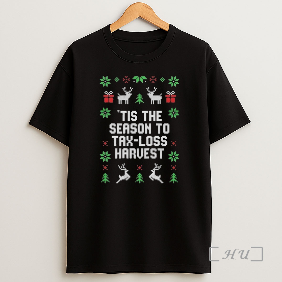 Officials Tis The Season To Tax Loss Harvest Ugly Christmas Sweat Premium Shirt Sweatshirt Tee