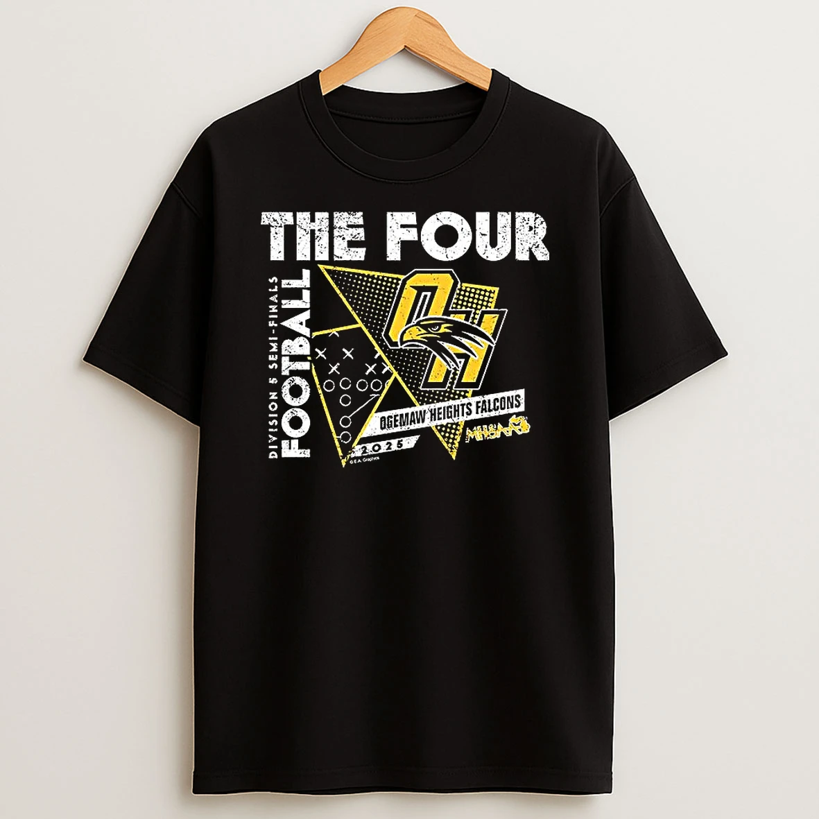 Ogemaw Heights Falcons 2025 Mhsaa Football Division 5 The Four Shirts
