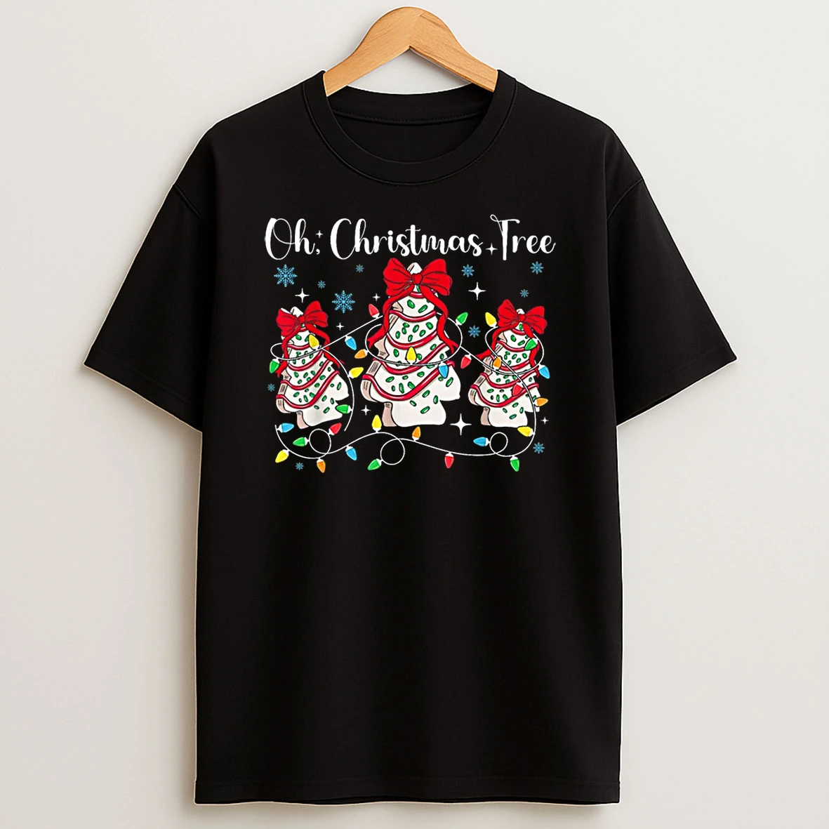 Oh Christmas Tree Cakes Debbie Becky Jen Cake Lovers Xmas Shirts