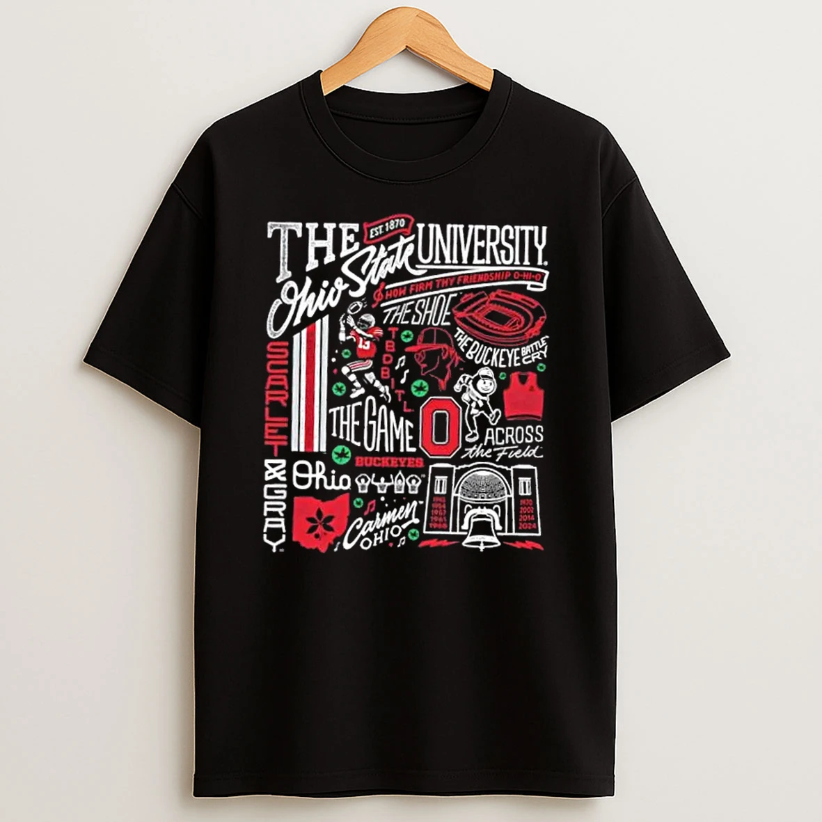Ohio State Buckeyes Heritage Collage Shirts