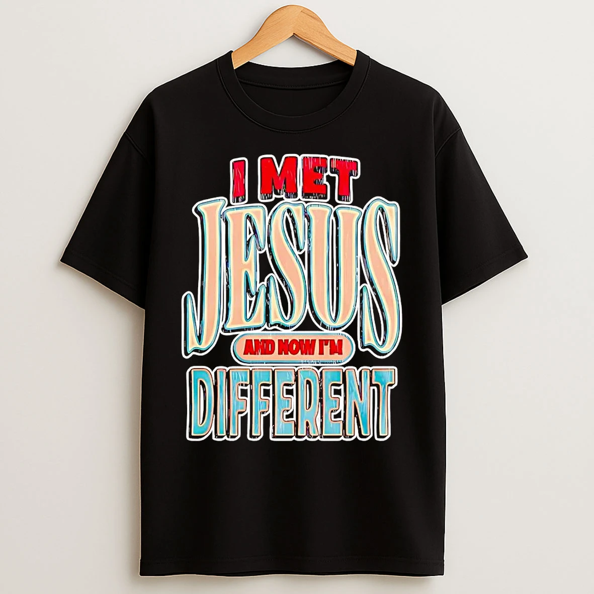 Ohio State Buckeyes I Met Jesus And Now Im Different 2 Sided T Shirts