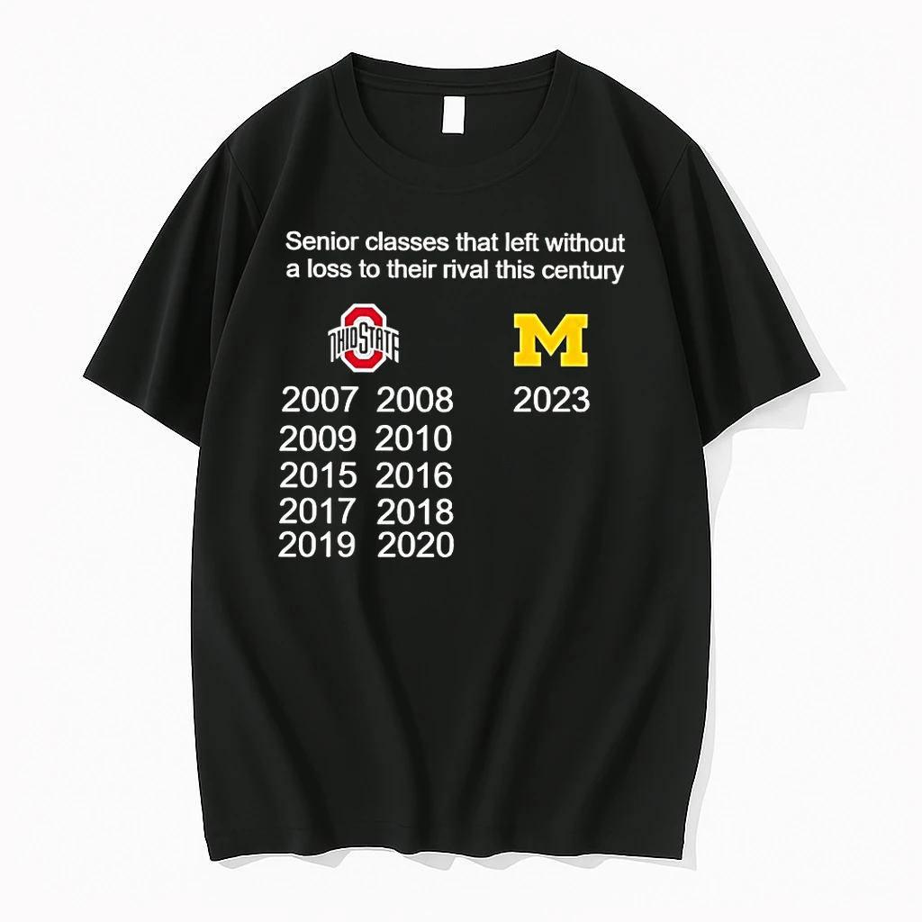 Ohio State Buckeyes Michigan Wolverines Senior Classes That Left Without A Loss To Their Rival This Century Shirts