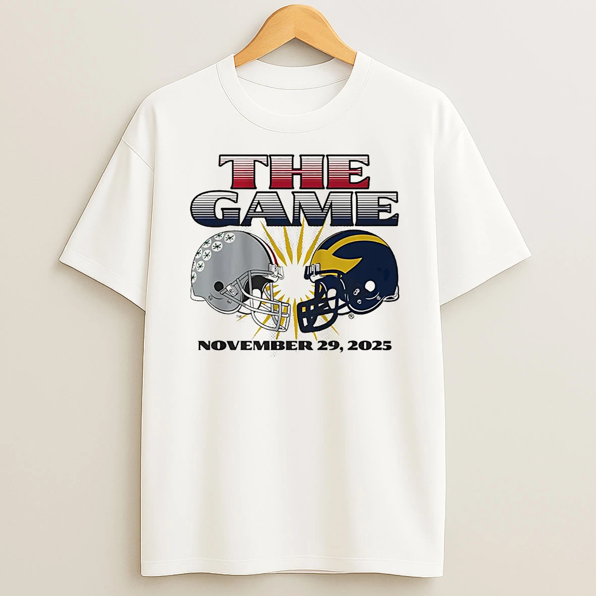 Ohio State Buckeyes Vs Michigan Wolverines The Game Helmet Matchup 2025 Shirts
