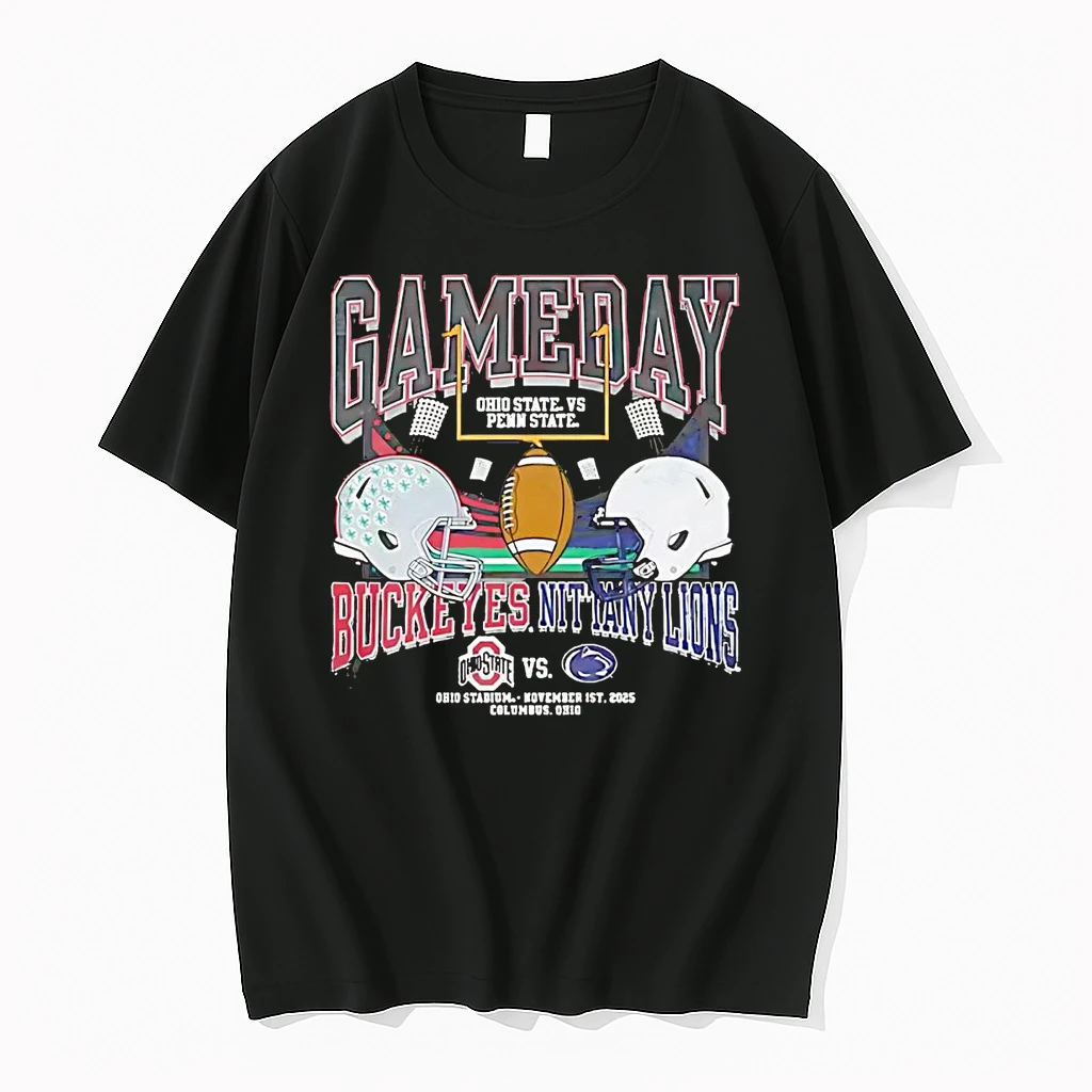 Ohio State Buckeyes Vs Penn State Nittany Lions 2025 Gameday Shirts