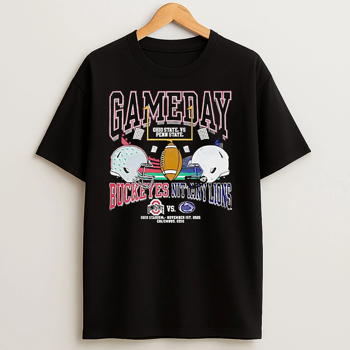 Ohio State Buckeyes Vs Penn State Nittany Lions Gameday 2025 T Shirts