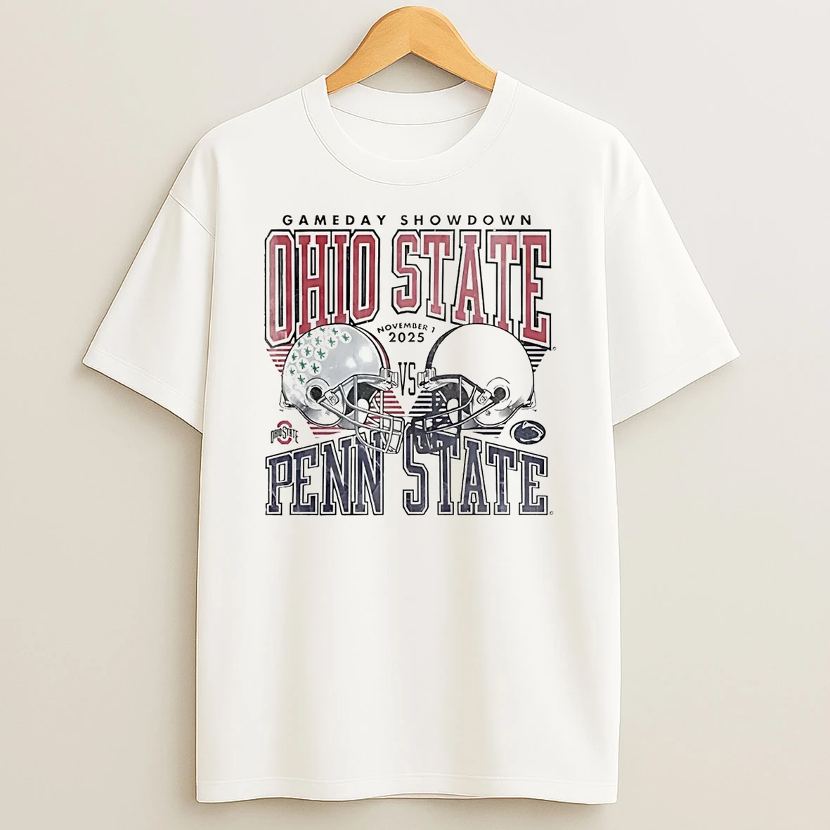 Ohio State Buckeyes Vs Penn State Nittany Lions Gameday Showdown 2025 Shirts