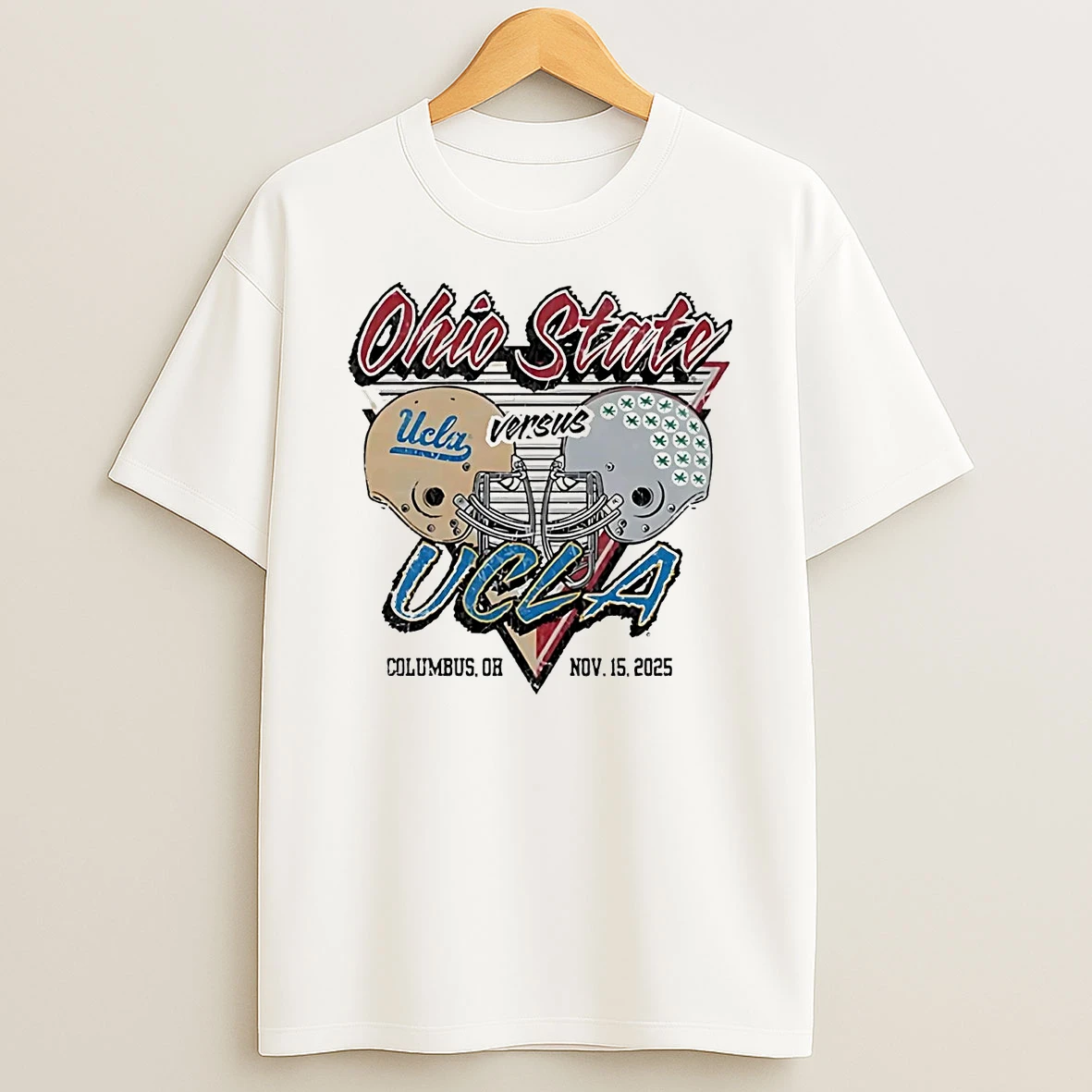 Ohio State Buckeyes Vs Ucla Bruins 2025 Helmet Matchup Shirts