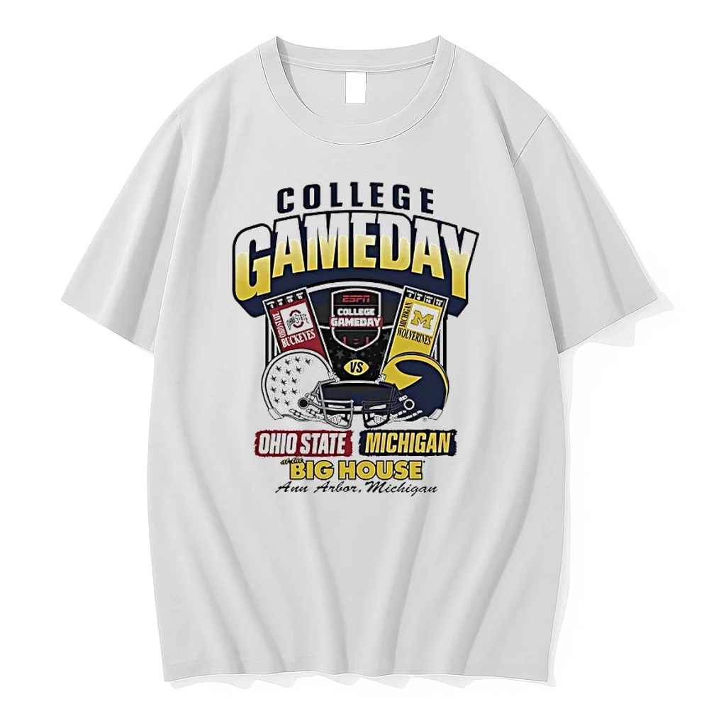 Ohio State Vs Michigan 2025 College Gameday At The Big House Shirts