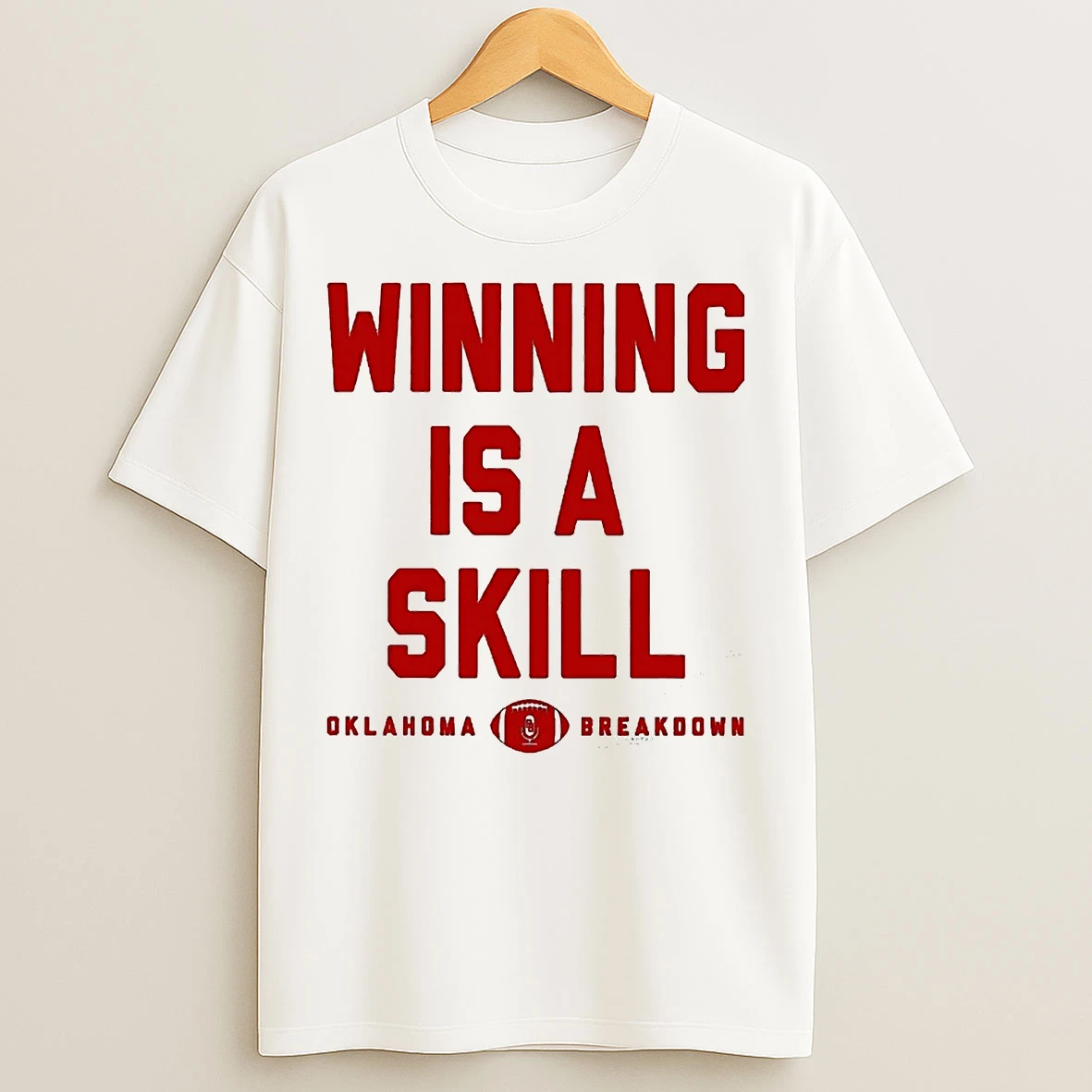 Oklahoma Sooners Breakdown Winning Is A Skill T Shirts