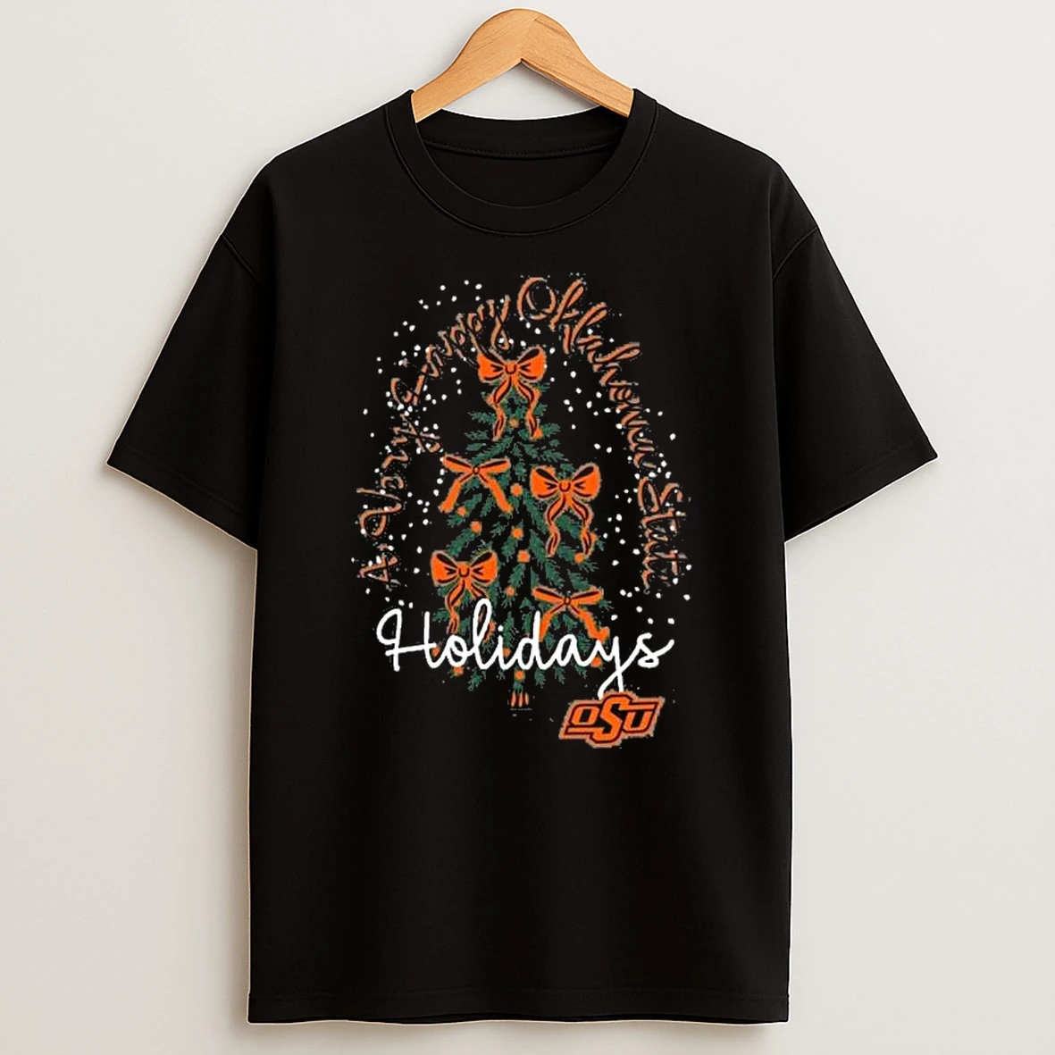 Oklahoma State Cowboys Christmas Tree Holiday Shirts
