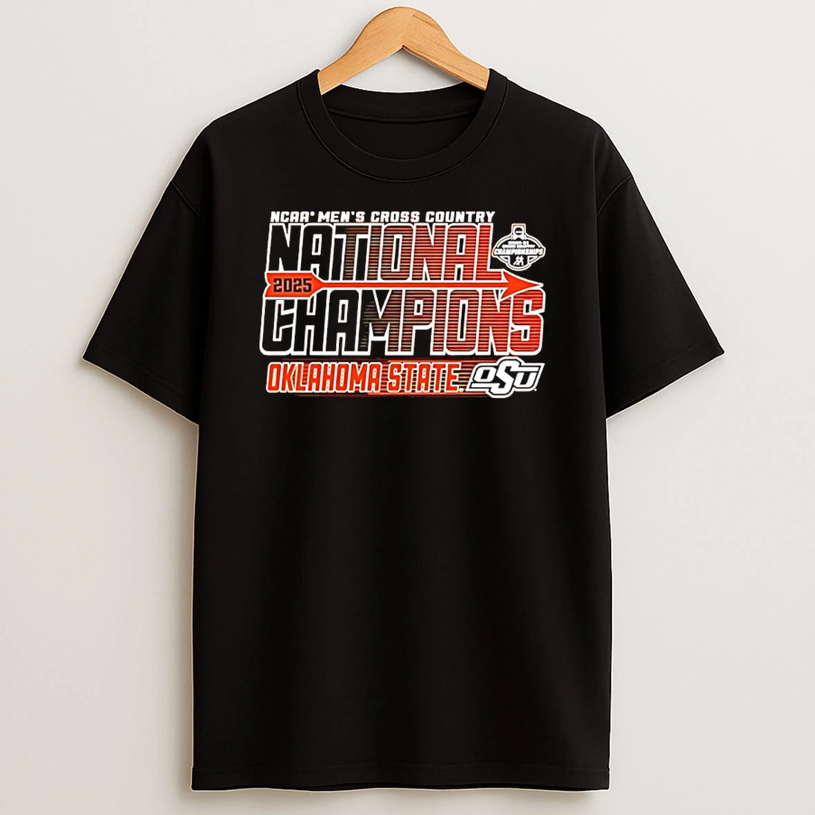 Oklahoma State Cowboys Mens Cross Country National Champions 2025 Shirts
