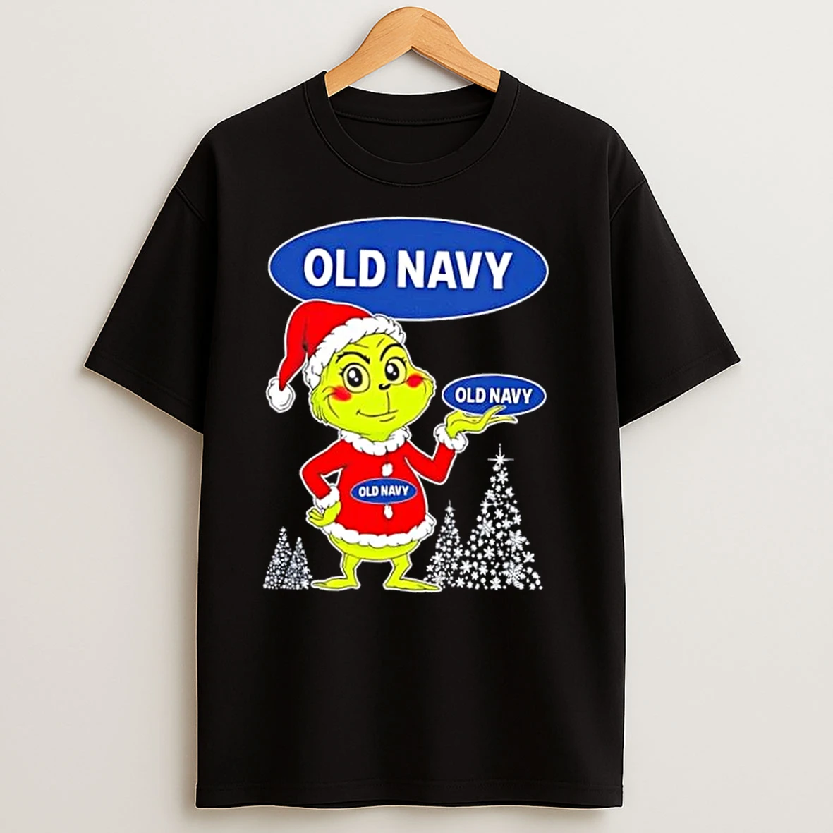 Old Navy And Grinchmas Christmas Tree T Shirts