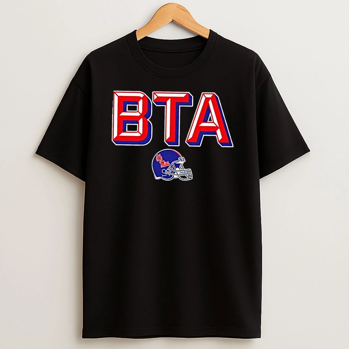 Ole Miss Rebels Bta Football Helmet Shirts