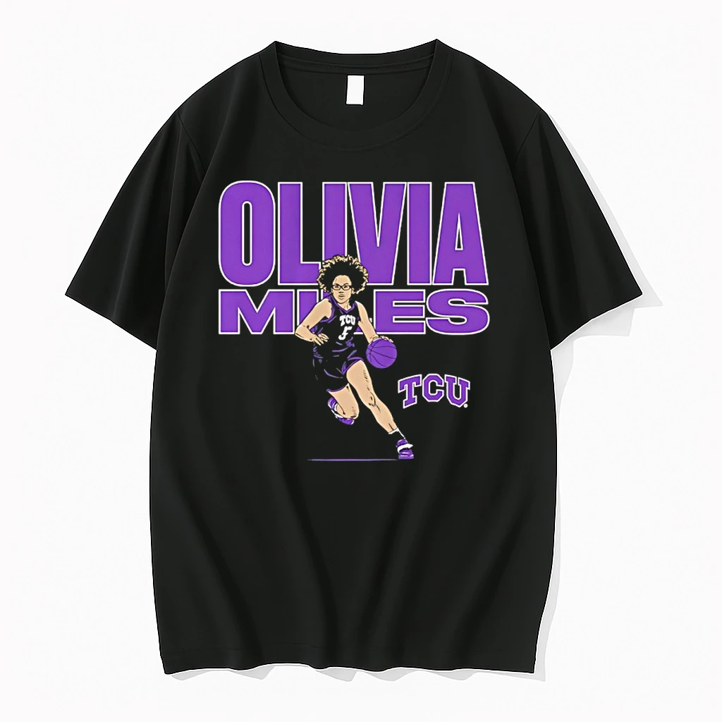 Olivia Miles Tcu Horned Frogs Guard Basketball Name Pose Star Shirts