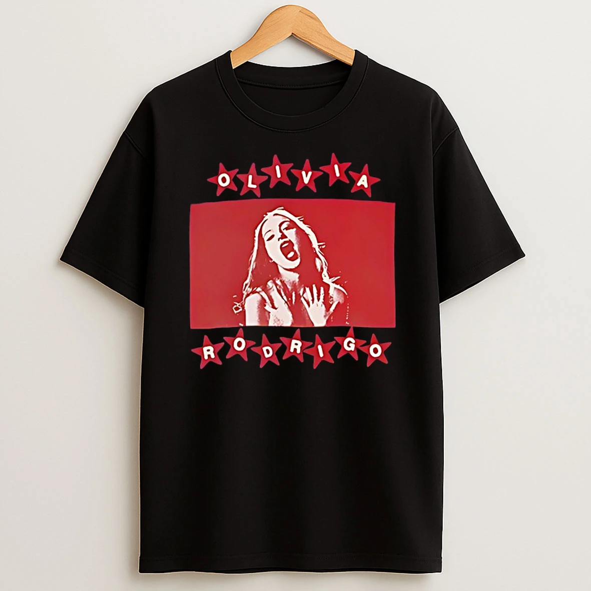Olivia Rodrigo All American Red Photo Shirts
