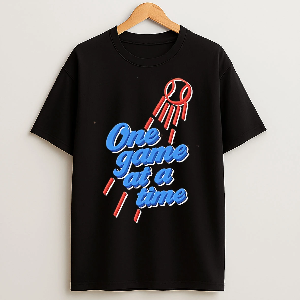 One Game At A Time Los Angeles Dodgers Parody Logo T Shirts