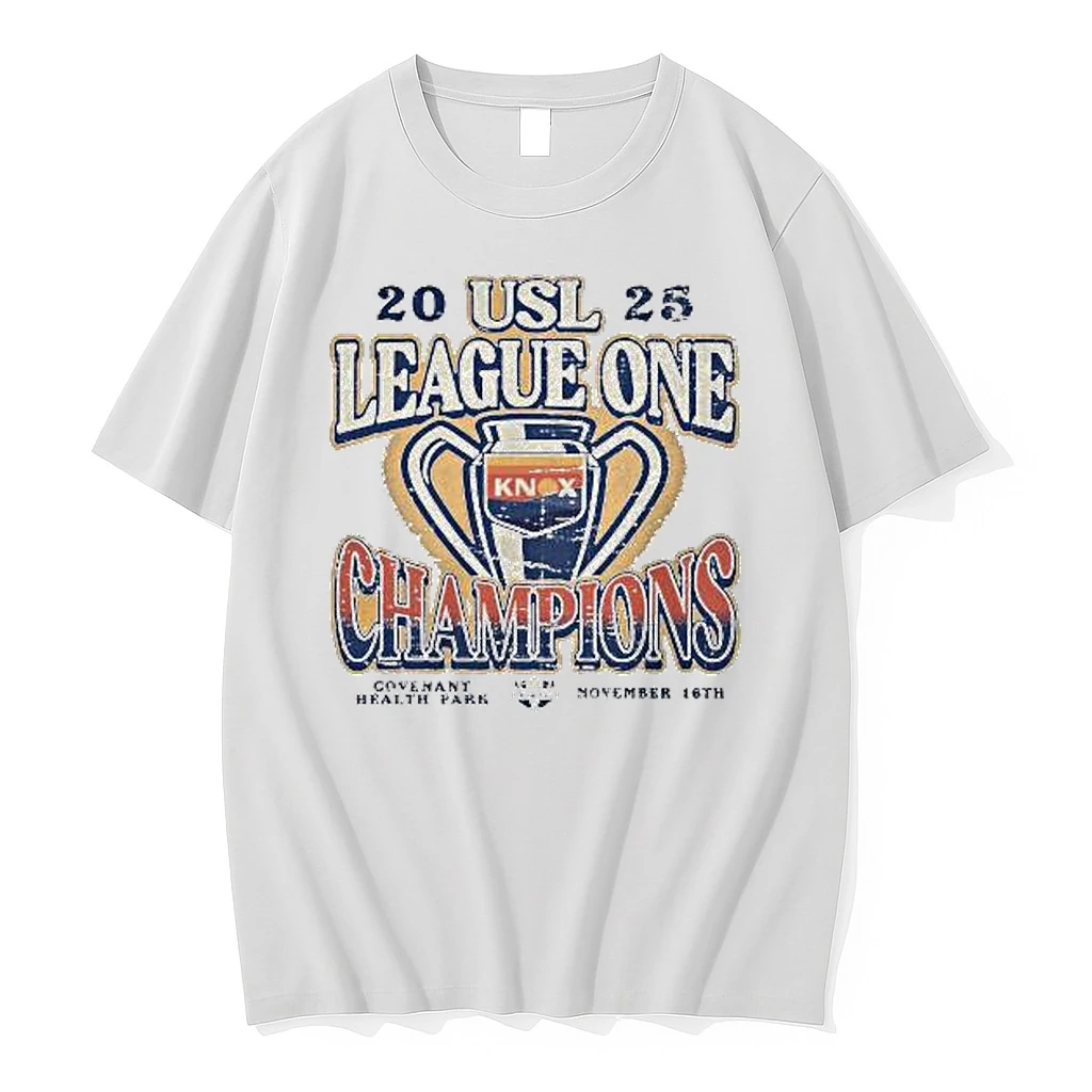 One Knoxville Sc 2025 Usl League One Final Champions Covenant Health Park November 16th 2025 Shirts