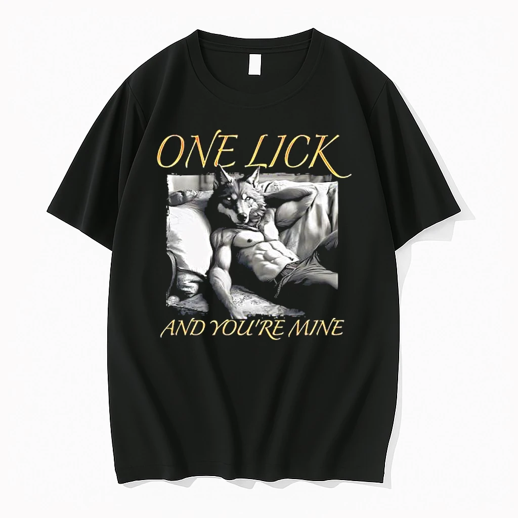 One Lick And Youre Mine Anthropomorphic Wolf Shirts