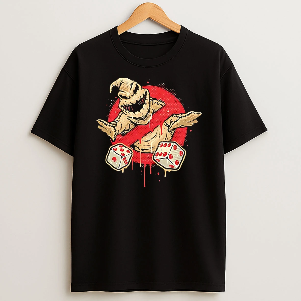 Oogie Boogie The Nightmare Before Christmas X The Ghostbusters No Boogies Allowed Logo Shirts