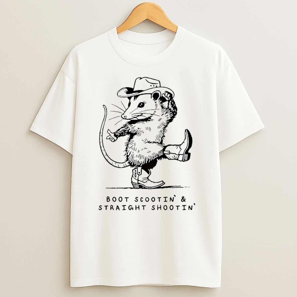 Opossum Virginia Boot Scootin And Straight Shootin Shirts